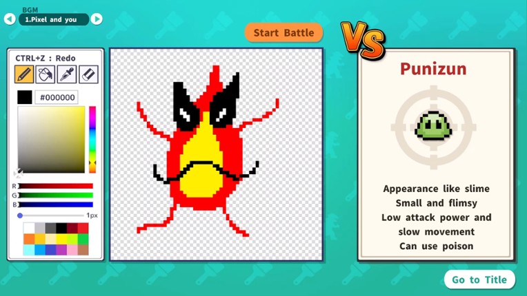 AI Pixel Battle screenshot