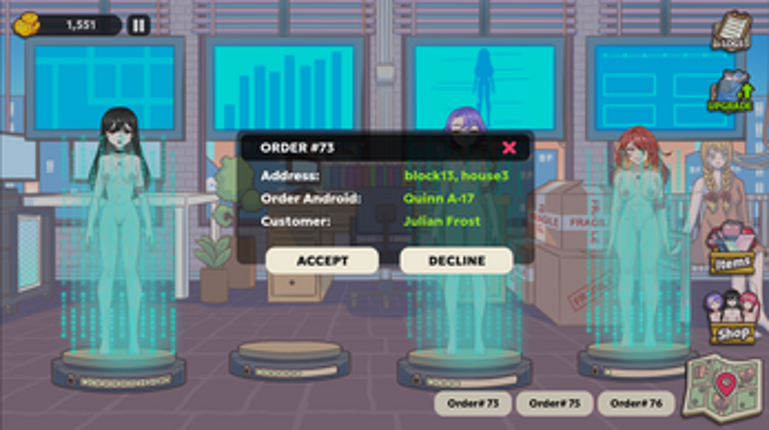 Androids At Your Service screenshot