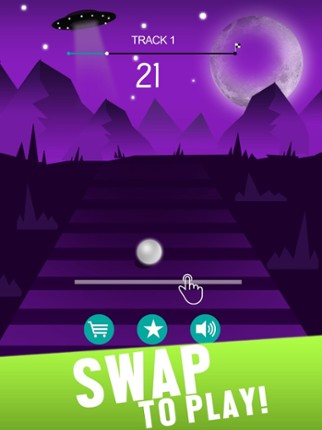 Ball Race on Color Road screenshot