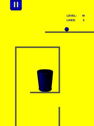 Crazy Red Ball and Walls Image