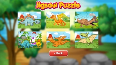 Dinosaur Park Jigsaw Puzzle Jurassic Dino World Image