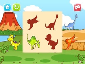 Dinosaur Puzzle - Dino Shadow And Shape Puzzles Image