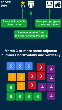 Drag n Merge Numbers Image