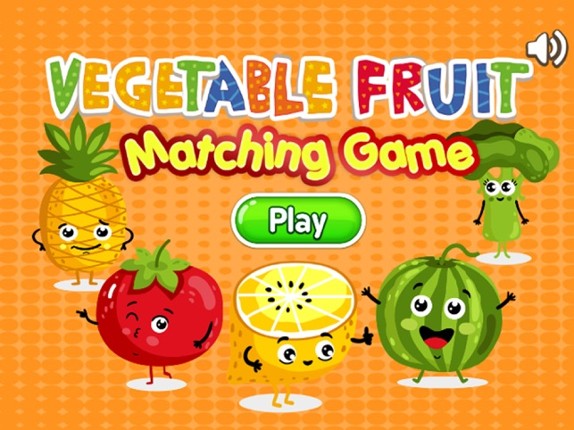 Fruit &amp; Vegetable Match Free-Matching Game For Kid screenshot