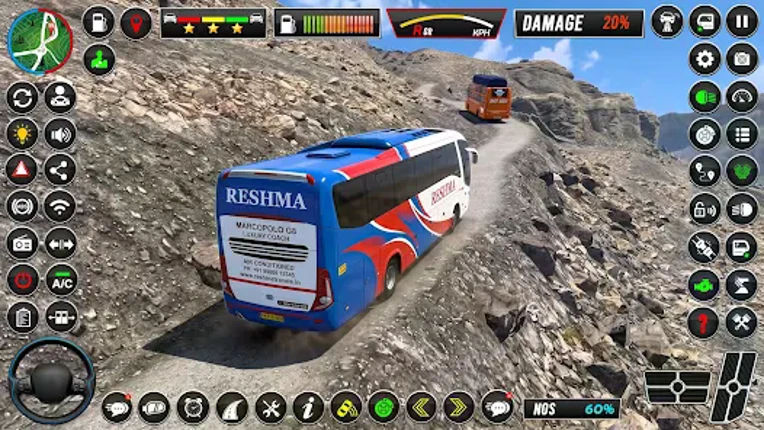 Offroad Bus: Hill Drive Sim Image