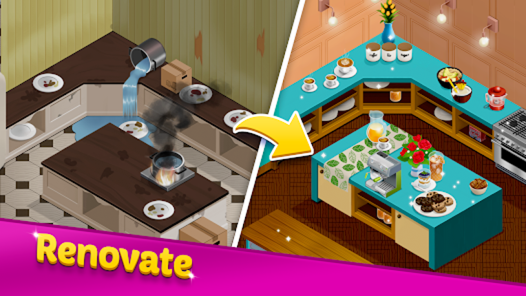 Mansion Cafe: Match 3 & Design Image