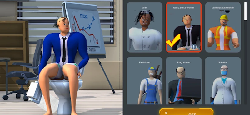 Job Battle Simulator screenshot
