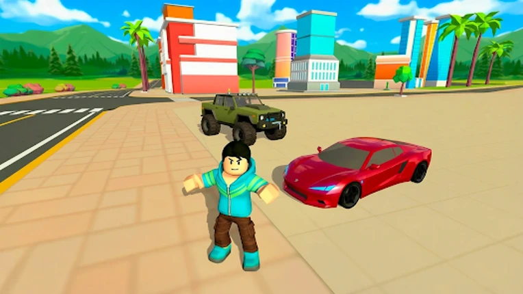 Obby Bike Driving Parkour Game screenshot