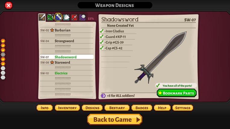 Jacksmith: Weapons and Warriors screenshot
