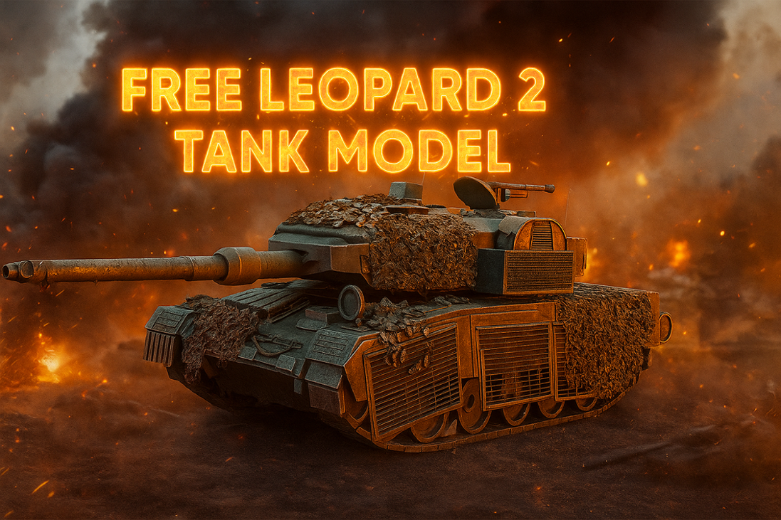 Games like Leopard 2A6 — 3D Model (FREE)