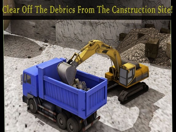 Mega Construction Mountain Drill Crane Operator 3D Game Image