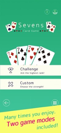 Sevens - Fun Classic Card Game screenshot