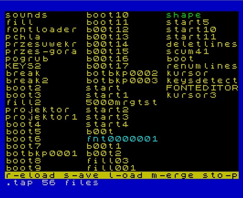Games like Sinclair BASIC code editor and manager