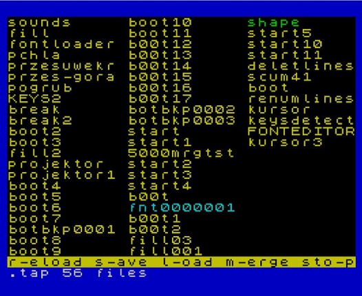 Sinclair BASIC code editor and manager Image