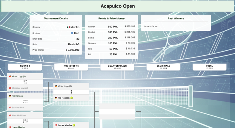 Tennis Manager 2025 (beta) Image