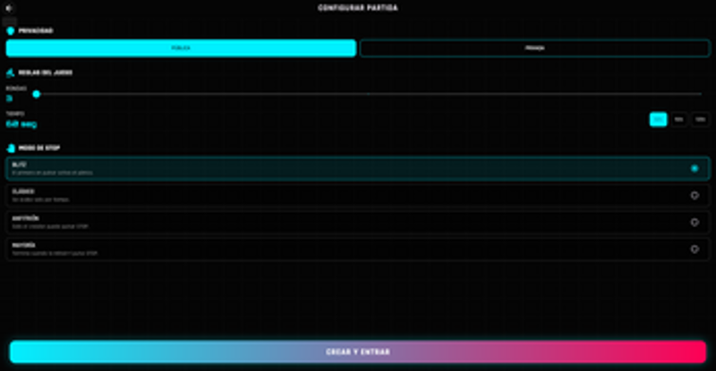 Velocity STOP screenshot