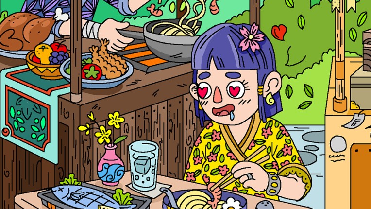 100 Cats Lost In Japan Find & Color screenshot