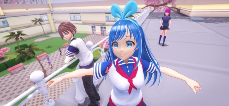 Anime School Girl Love Life 3D screenshot
