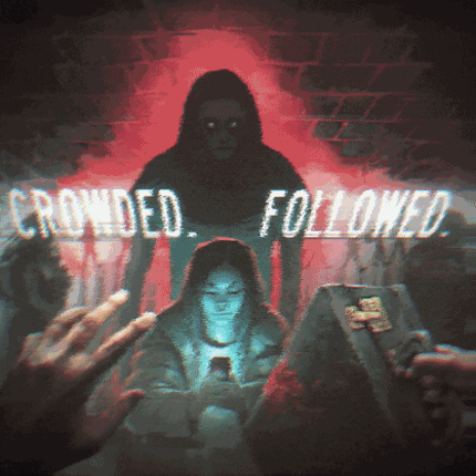 CROWDED. FOLLOWED. Image