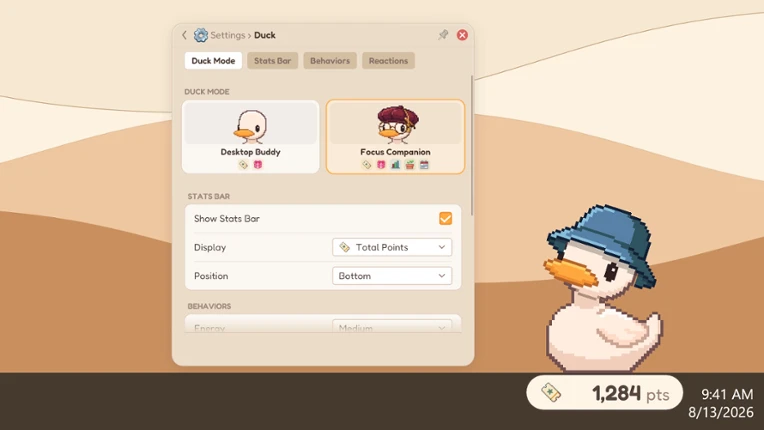 Desktop Duck screenshot