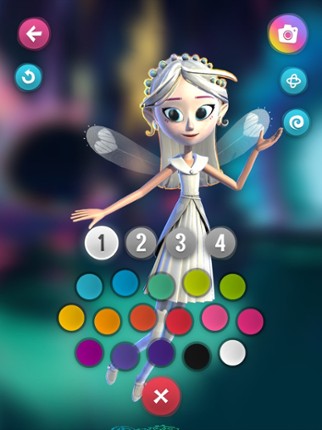 FairyTeens. Magic 3D Coloring screenshot