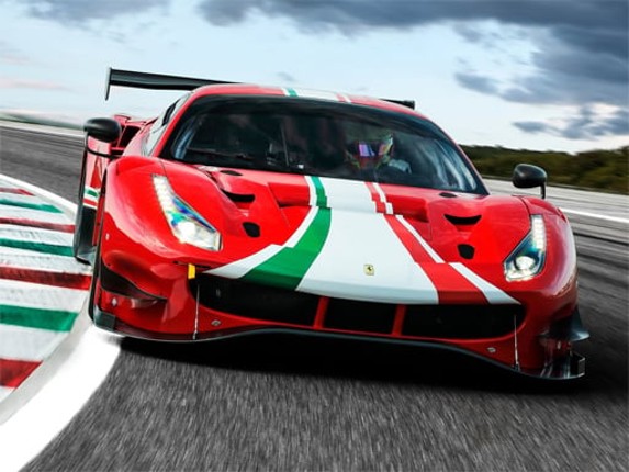 Ferrari 488 GT3 Evo Jigsaw Puzzle Game Cover