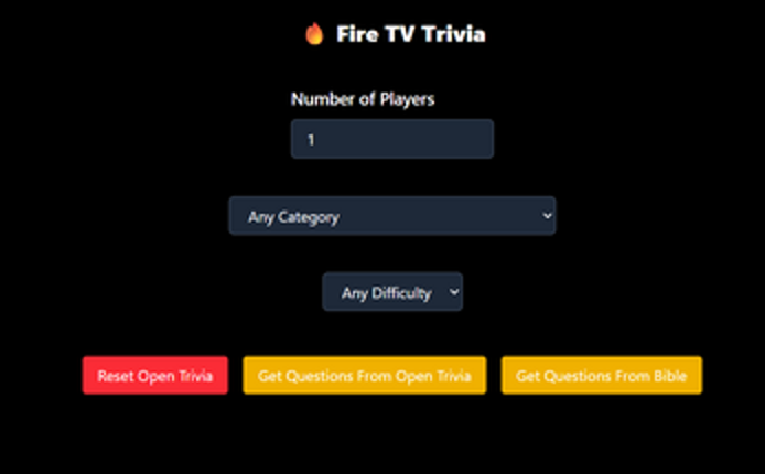 Fire TV Trivia screenshot