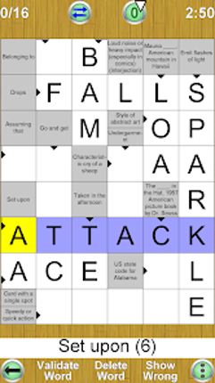 Arrow Crossword Image