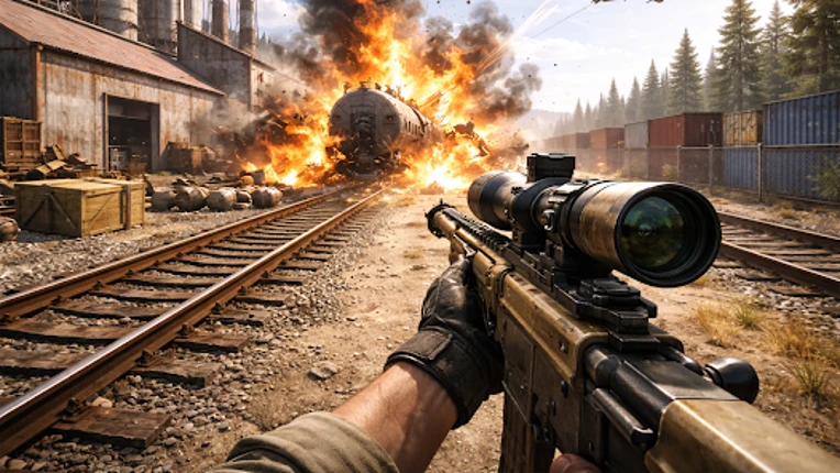 FPS Modern Gun Shooting Game screenshot