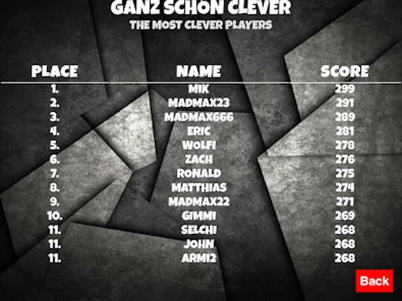 Ganz schön clever screenshot