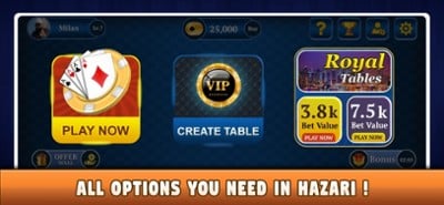 Hazari - 1000 Points Card Game Image