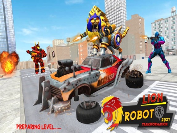 Lion Robot Transform Games screenshot