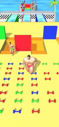 Muscle Race 3D Image