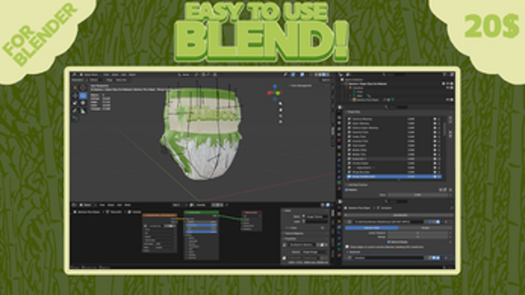 Bamboo Plus Diaper for Blender Image