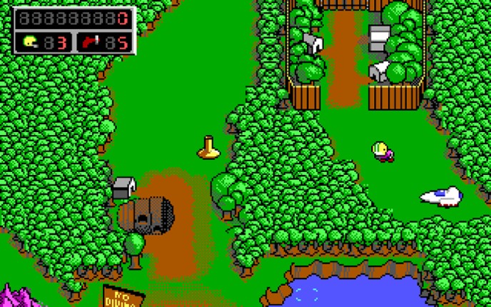 Commander Keen in Goodbye, Galaxy!: Secret of the Oracle screenshot
