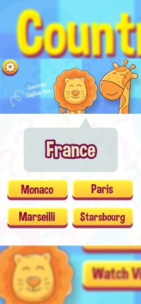 Countries Capital Quiz screenshot