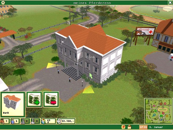 Der Pferderennstall Image