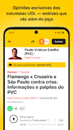 Placar UOL: Futebol e notícias Image