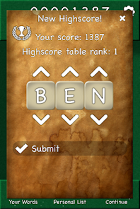 Dropwords 2 screenshot