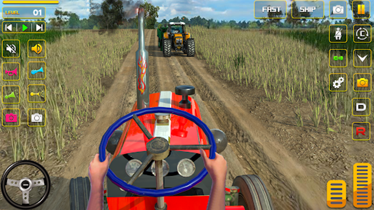 Farming Tractor Game Simulator Image