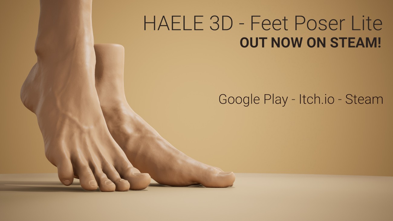 Games like HAELE 3D - Feet Poses Lite - Drawing References