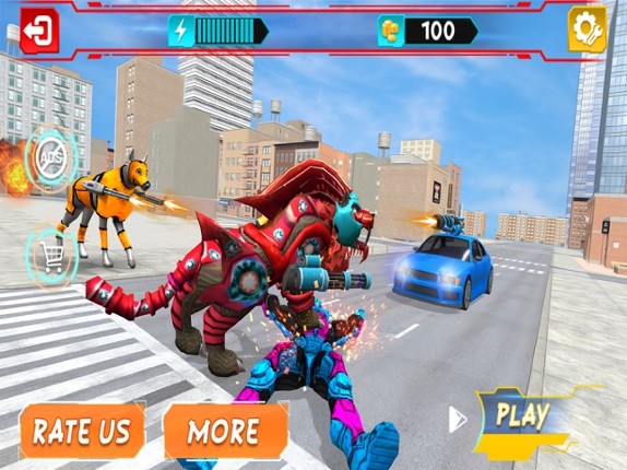 Lion Robot Transform Games screenshot