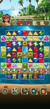 Paradise Jewel: Match-3 Puzzle screenshot