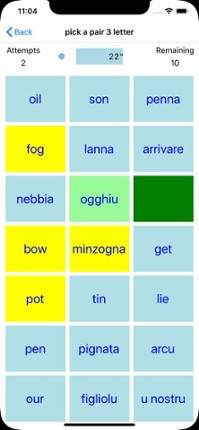 PickAPair Corsican - English screenshot