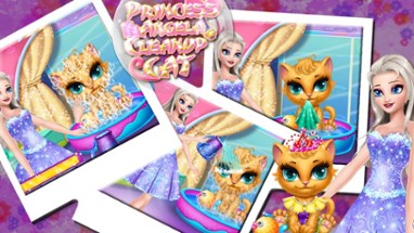 Princess Angela Clean up Cat Image