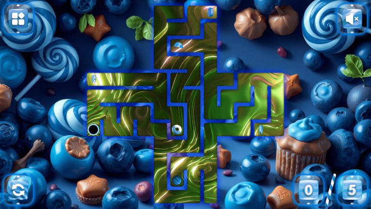 Sweetie Candy Maze: Blueberry screenshot