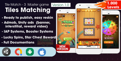 Tiles Match Master - Unity Template Project Image