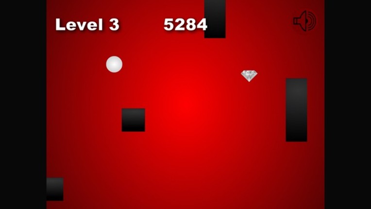 Black N White Game - impossible swype to move and avoid dark geometry Image