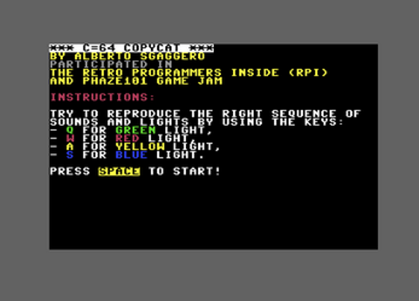 C=64 Copycat for Commodore 64 Image
