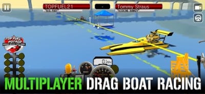 Drag Boat Speed Racing Game 3D Image